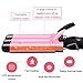 3 Barrel Curling Iron Hot Tools Curling Iron 25mm Hair Waver Curler, 1 inch Ceramic Hair Curling Wand for Deep Waves, Pinkthumb 4