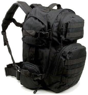 Black Tactical 3 Day Pack Backpack Rucksack Assault MOLLE Survival Bug Out Bag