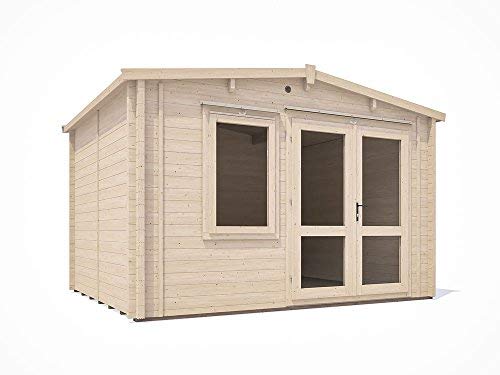 Insulated Garden Log Cabin 4m X 3m Astonshedsuk