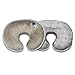 Boppy Luxe Nursing Pillow and Positioner, Elephant Snuggle Taupe, Ultra-soft minky fabric on one side with adorable appliqué and coordinating piping