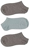 Changoo Women's Fashion No Show Socks,pack of 3 pairs