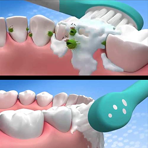 8 Pack Sonic Kids Replacement Toothbrush Heads (Compact) for Child 3-7 Years Old, Compatible with Philips Sonicare for Kids Toothbrush HX6032/94, HX6320, HX6340, HX6321, HX6330, HX6331