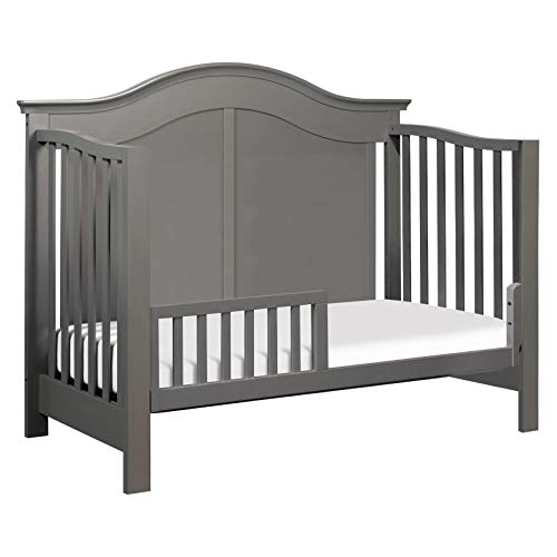 DaVinci Meadow 4in1 Convertible Crib with Toddler Bed Conversion Kit in Slate, Greenguard Gold