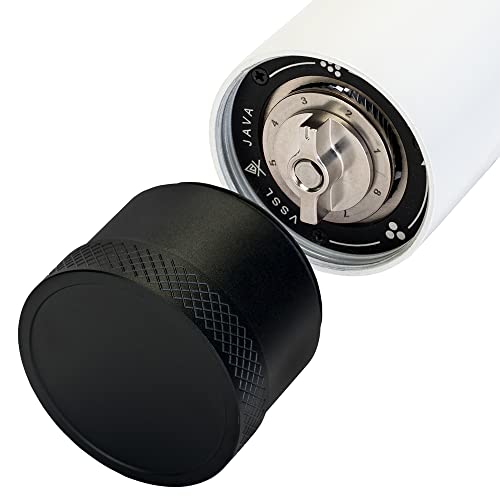 Java Manual Coffee Grinder, 20 Gram Capacity, Stainless Steel Burr  