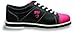 BSI Women's #651 Bowling Shoes, Black/Pink, Size 7.0