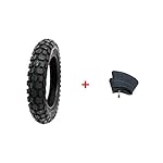 COMBO: Off Road Knobby TIRE Size 3.00-12 + INNER TUBE Size 3.00/3.50-12 TR87 Valve Stem