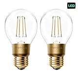 meross Smart Wi-Fi LED Bulb, Vintage Edison Style, Dimmable, 60W Equivalent, Compatible with Amazon Alexa, Google Assistant and IFTTT, E26 A19 Light Bulb, No Hub Required - 2 Pack
