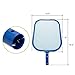 Homimp Leaf Skimmer Net Swimming Pool Cleaner Supplies/Professional Heavy Duty Pool Leaf Rake Fine Mesh Frame Net/Swimming Pool Cleaning for In-ground & Above-Ground Pool
