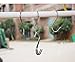 WOVTE Stainless Steel S Shaped Silver Tone Polished Plating Hanging Hooks for Kitchen, Bathroom, Bedroom and Office Pack of 20