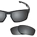 Revant Replacement Lenses Compatible With Oakley Sliver F, Polarized, Black Chrome MirrorShield