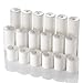 Set of 36 Glass Eastland Cylinder Vases and 36 White Richland Pillar Candles 3