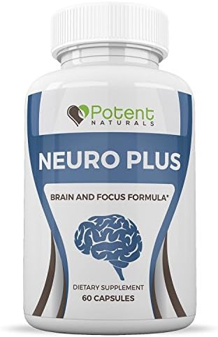 Neuro Plus Brain Supplement :: Supports Brain Health and Focus :: Promotes Memory and Clarity :: Contains Vitamins, Amino Acids, and Natural Ingredients :: 60 Capsules Per Bottle :: Potent Naturals