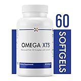 Advanced Fish Oil Complex with CoQ10 - Omega-XTS High Potency Fish Oil + CoQ10 - Stop Aging Now - 60 Softgels