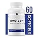Advanced Fish Oil Complex with CoQ10 - Omega-XTS High Potency Fish Oil + CoQ10 - Stop Aging Now - 60 Softgels