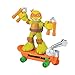 Teenage Mutant Ninja Turtles Pre-Cool Half Shell Heroes Michelangelo with Skateboard Figure