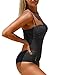 Blossil Women's Lace Crochet Straps One-Piece Swimsuits Bathing Suit