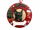 E&S Pets Doberman Pinscher Personalized Christmas Ornament