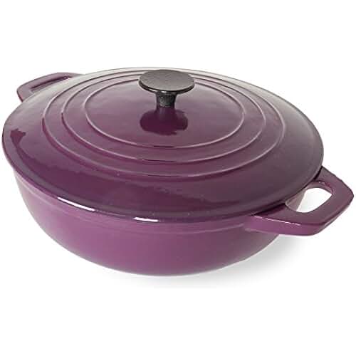 cast iron dutch oven purple