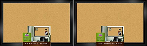 The Board Dudes Black Framed Cork Board 35" X 22" (Pack of 2) - Thumbnail 2