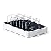 Satechi 7-Port USB Charging Station Dock - Compatible with iPhone 11 Pro Max/11 Pro/11, XS Max/XS/XR/X, 8 Plus, 8, 2019 iPad/2018 iPad Pro, Samsung Galaxy S10/S9/S8/S7/S6, Nexus, HTC (White)