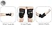 Flybar Knee and Elbow Pads, Wrist Guards Protective Safety Gear Set - Multi Sport Protection For Skateboarding, BMX, Pogoing, Inline Skating, Scooter - Kids, Teen & Adult Sizes (Black, Medium)