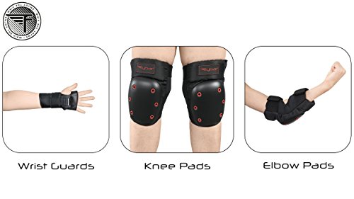 image for Flybar Knee Pads, Elbow Pads and Wrist Guards Protective Safety Gear S
