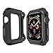 Pierre Case Compatible with Apple Watch Case 44mm, Shock Proof Protective Rugged Smartwatch Cases Scratch Resistant Bumper Cover Replacement iWatch Series 5 4 44mm (Black)