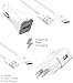 LG G6 ( Wall Charger + Car Charger + 2 Type-C Cable) True Digital Adaptive Fast Charging uses dual voltages for up to 50% faster charging!
