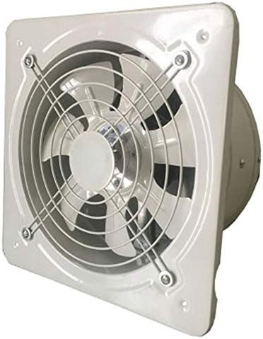 Pudincoco Industrial Ventilation Extractor Metal Axial Exhaust Commercial Air Blower Fan,black