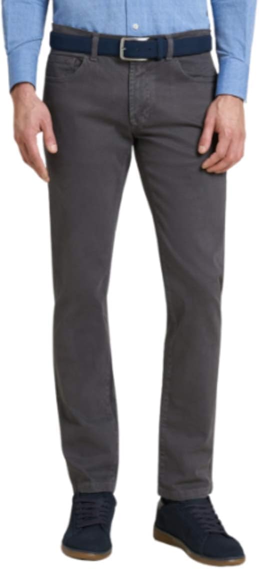 SPADA Roma Pantaloni 5Tasche Stampa Uomo Grigio Scuro Amazon Abbigliamento
