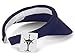 TOP HEADWEAR Mens Womens Sun Protection Sports Cotton Twill Clip On Golf Tennis Visor, Navy Blue