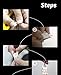 FRANKEVER 23Gauge Hidden Super Flat Audio Cable Suitable for Audio Wire LED Lighting Connection and Other Low Voltage Appliance Connection (Wire(25 ft) D)