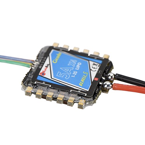 HOBBYMATE CICADA 5A/7A BLHELI_S 1-2S 4 IN 1 ESC 16X16MM FOR MICRO FPV RACING DRONE QUADCOPTER