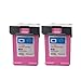 INKMATE Re-Manufactured Ink Cartridge Replacement for HP 61XL CH563WN for HP Deskjet 1010 1050 1510 2050 2512 3000 3050 Envy 4500（2Tri-Color, 2Pack）