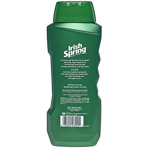 Irish Spring Body Wash, Aloe Vera, 18 Fl Oz (Pack of 4) Pricepulse