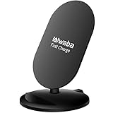 WABA Fast Wireless Charging Pad Stand for iPhone X, 8, 8 plus, Samsung Galaxy Note 8 S8 S8 Plus S7 Edge S7 S6 Edge Plus Note 5, Standard Charge for any wireless charge receiver-NO AC Adapter