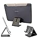 Efanr Cell Phone Stand Holder, Aluminum Desktop Cradle Dock Universal for Switch iPhone X 8 Plus 7S 7 5s Samsung Galaxy S8 Plus S7 Edge S6 All Android Smartphones Charging (Black)