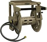Yardworks 225 Ft Capacity Slide Track Garden/Yard Hose Reel Watering Storage