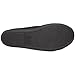 Dearfoams Women's 745 Slipper, Black, Large / 9-10 B(M) US
