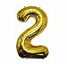 2017 Graduation Decorations by GOER,32 Inch Gold 2017 Number Foil balloons,Festival Party Supply 