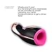 Sillther Male Masturbators Sex Toys with Intelligent Heating(40℃), Masturbation Cup Oral Sex Vibration-Black