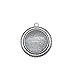 JulieWang Mixed Setting Tray Pendant with Glass Cabochons Bronze Silver for Jewelry Making (#6)