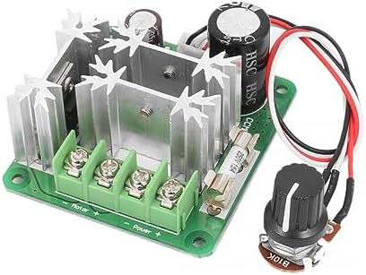 2 Pcs Motor Speed Controller 6V - 90V DC Motor Pump CCMHCN PWM Speed Controller 15 A PLC DC Motor Speed Controller With Control Knob