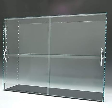 Amazon アクリルガラス色コレクションラック W600 H450 D0 引き戸タイプ 棚板4枚付属 通販