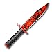 FadeCase M9 Bayonet Elite Ruby - Real CSGO Knife Skin Counter Strike Global Offensive Full Tang Fixed Blade
