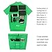 Spotti Men's Cycling Bike Jersey Short Sleeve with 3 Rear Pockets- Moisture Wicking, Breathable, Quick Dry Biking Shirt Green