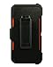WallSkiN Turtle Series Cases for iPhone 7 / iPhone 8 (Only) Full Body Protection with Kickstand & Holster - Pinus (Tree Bough/Orange)