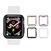 Tranesca 4 Pack 42mm Case with Built-in HD Clear Screen Protector Cover Compatible with Apple Watch Series 3 and Series 2 - (Clear+Black+Gold+Rose Gold)