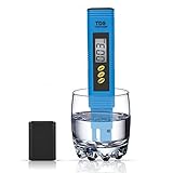 VantaCool Digital TDS Tester With Backlit LCD for Water Quality Testing, 0-9990 ppm, 1 ppm Resolution, +/- 2% High Accuracy, Battery Included-Water TDS Tester(F)