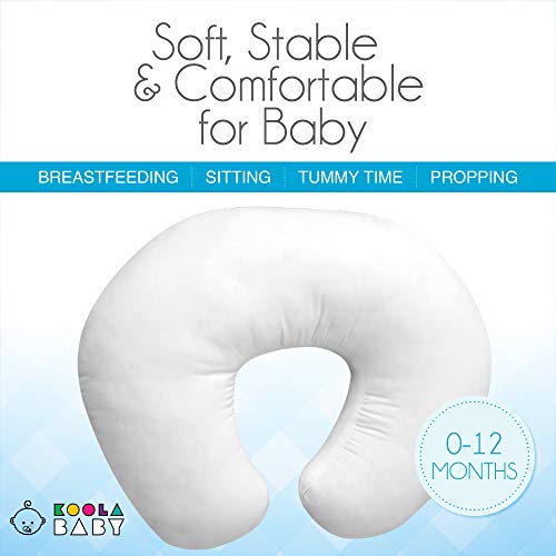 2 Pack -Nursing Pillow and Positioner Newborn Breastfeeding Pillow, Infant Support Cushion and Portable for Travel - Made with Breathable Cotton Blend- Machine Washable